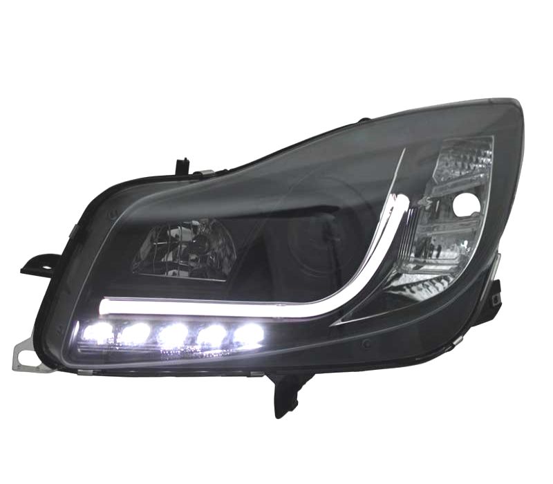 FARÓIS FRONTAIS OPEL INSIGNIA TUBE LIGHT LED LIM. SPORTSTOURER 08-13