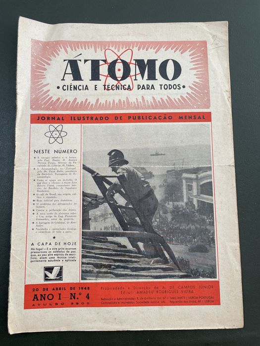 Átomo - Ciencia e Tecnica para todos -Jornal ilustrado