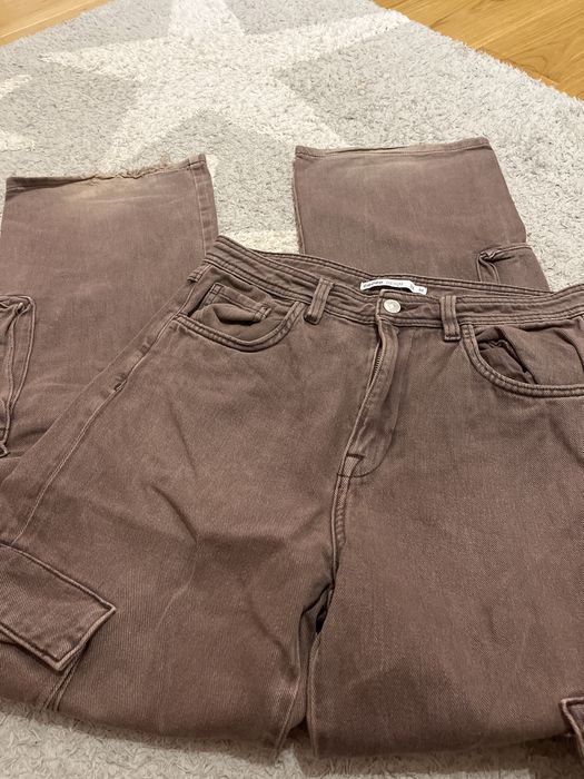 Croop Spodnie brazowe Denim  Rozmiar 38 M
