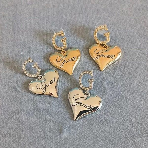 Сережки GUESS оригінал серця