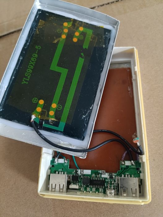 Caixa de powerbank para baterias