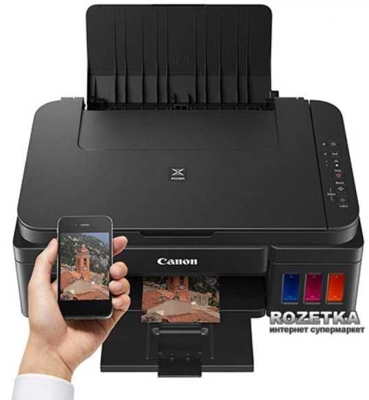 сучасний принтер зі сканером кольоровий Canon PIXMA G3400 Wi-Fi