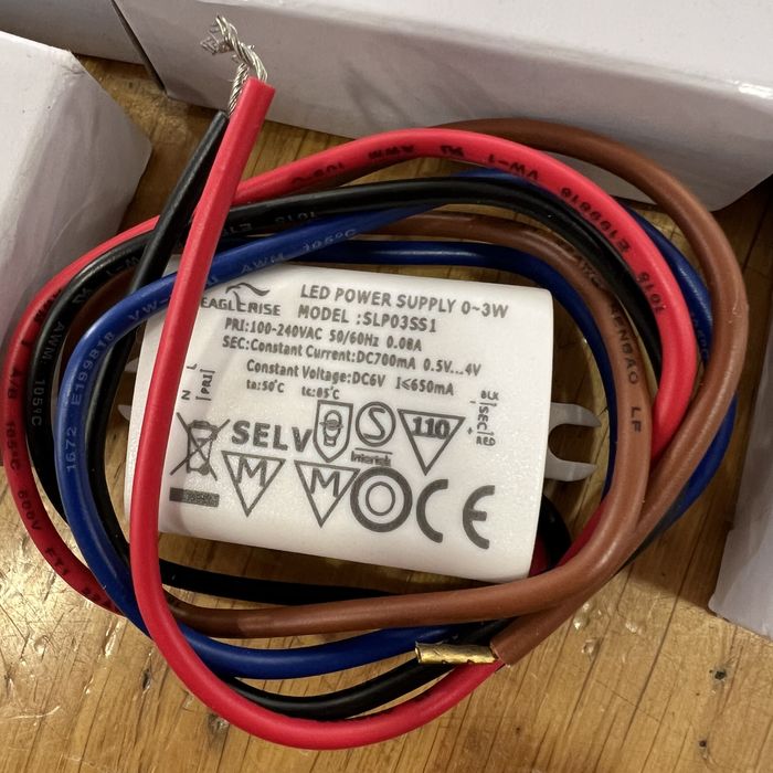 Transformador LEÐ Eagle Rise SLP03SS1 3W - NOVO