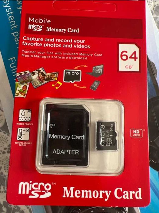 Wideorejestrator z kartą pamięci 64GB i asystentem parkowania tylnego