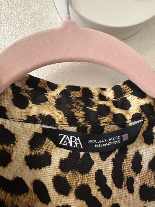 Сорочка шовкова подовжена zara