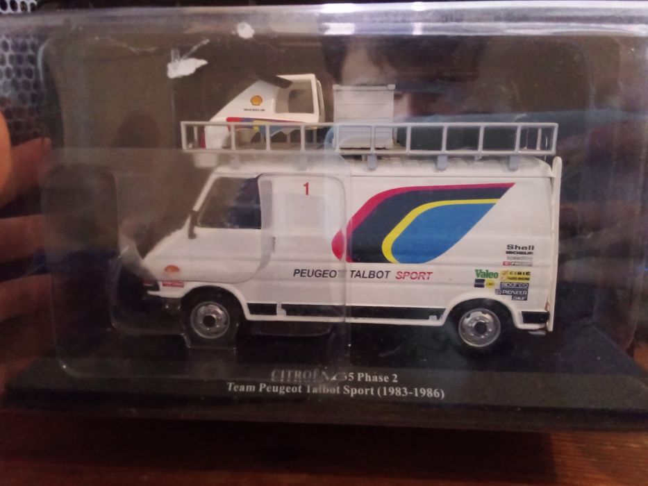 Miniatura peugeot carrinha de assistencia