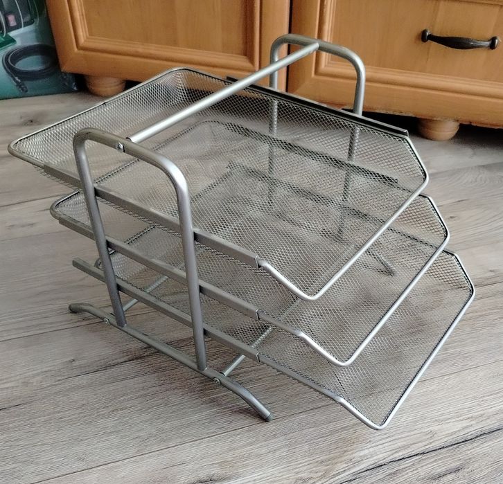 Metalowy organizer na dokumenty A4