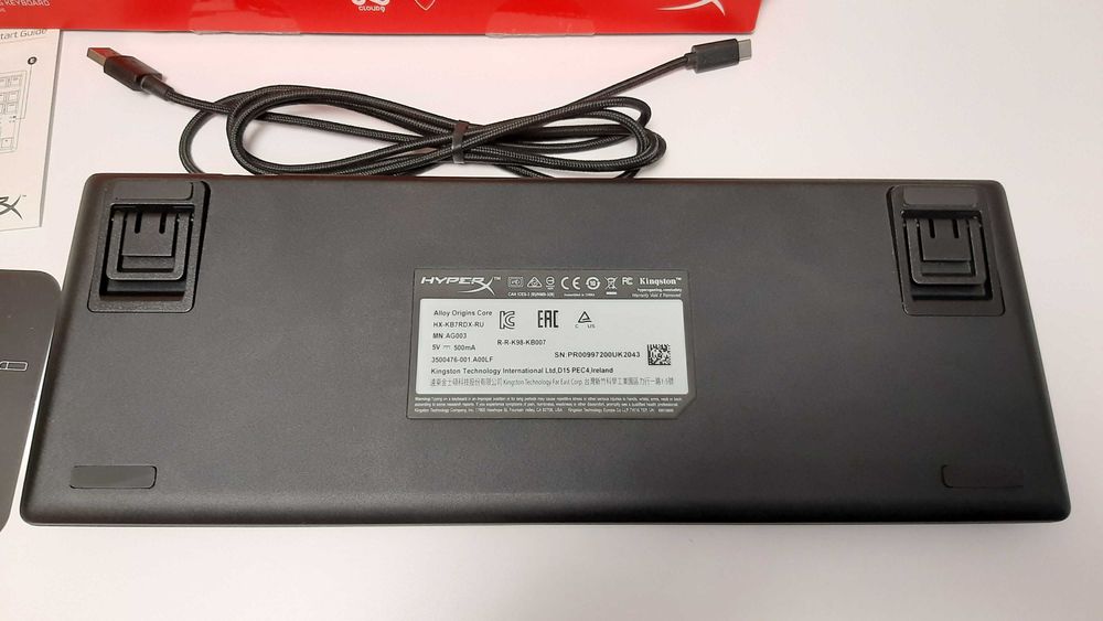 Механічна клавіатура HyperX Alloy Origins Core HX-KB7RDX-RU