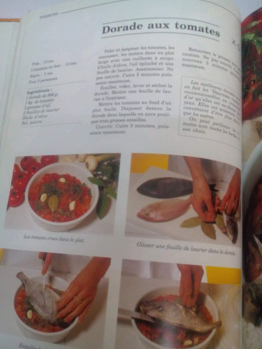 Livro Les plaisirs des Micro-ondes (peixes) / Língua Francesa