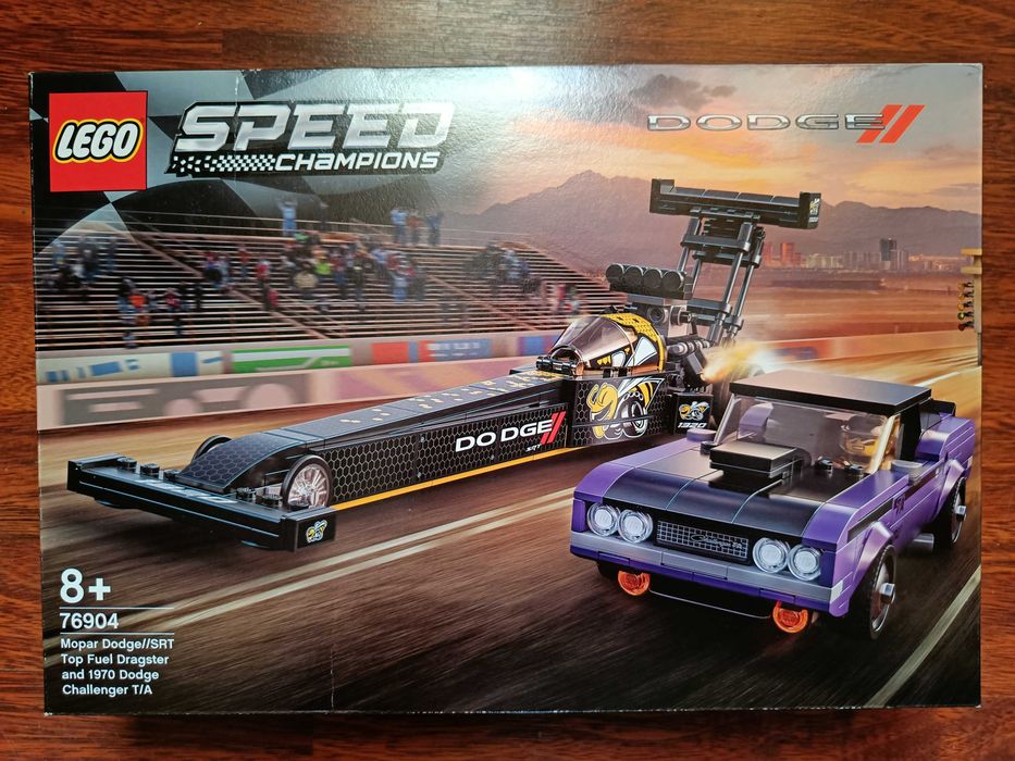 NOWE Klocki Lego 76904 Speed Champions Dodge Dragster 1970 Challenger