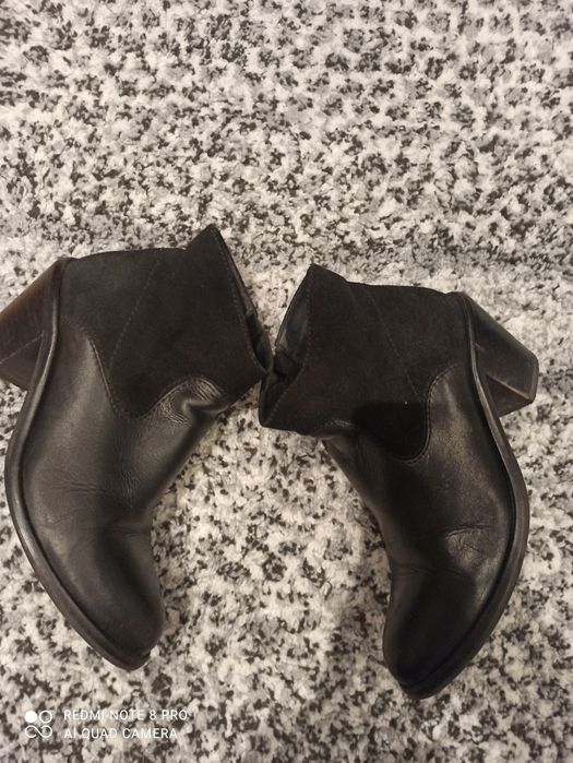 Botki skórzane 37