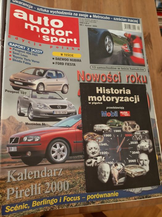 Auto Sport Motor - czasopismo motoryzacyjne roczniki 91-05