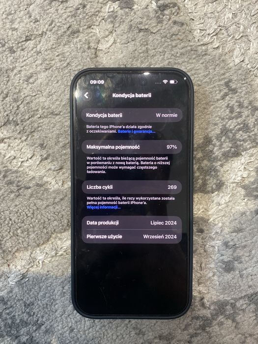 Iphone 16 pro max , black titanium 512GB 97% kondycji baterii