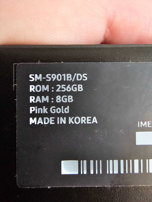 Samsung Galaxy S22 5G 256 GB Dual SIM (SM-S901B/DS)