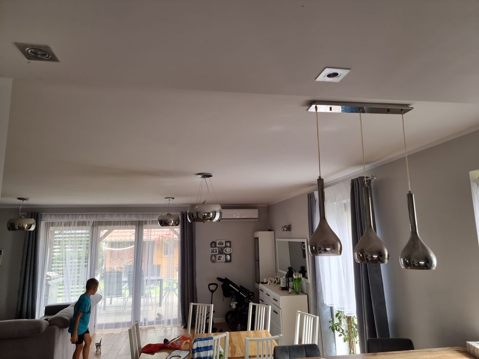 Lampy wiszące potrójne