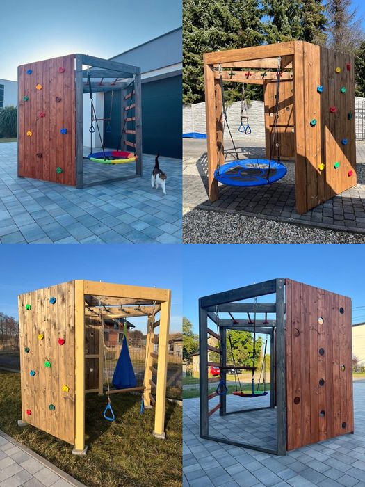 Plac zabaw małpi gaj ścianka wspinaczkowa siłownia ogrodowa NINJA 2