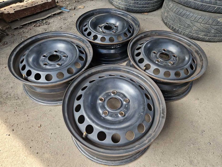 Стальные диски/Металеві R15 5x112 Altea/Octavia/Caddy/Golf 5/Touran