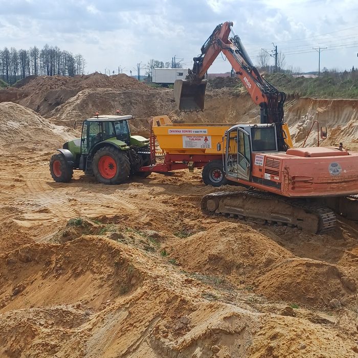 Prace ziemne, rozbiórki, uslugi, kopanie