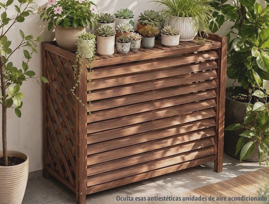Protecção exterior decoração para ar condicionado