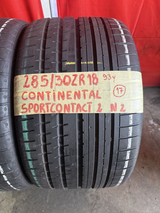 Pneus 285/30/18 Continental Impecaveis