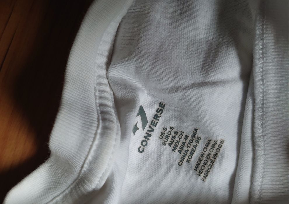 Koszulka męska Converse S Biała