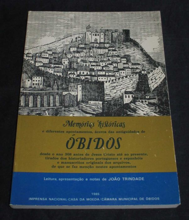 Livro Memórias Históricas Óbidos João Trindade