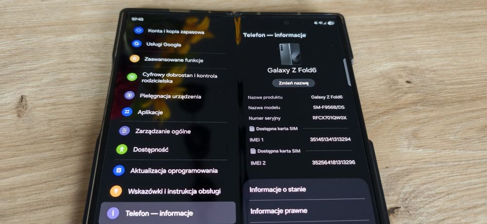 Samsung Galaxy z fold 6