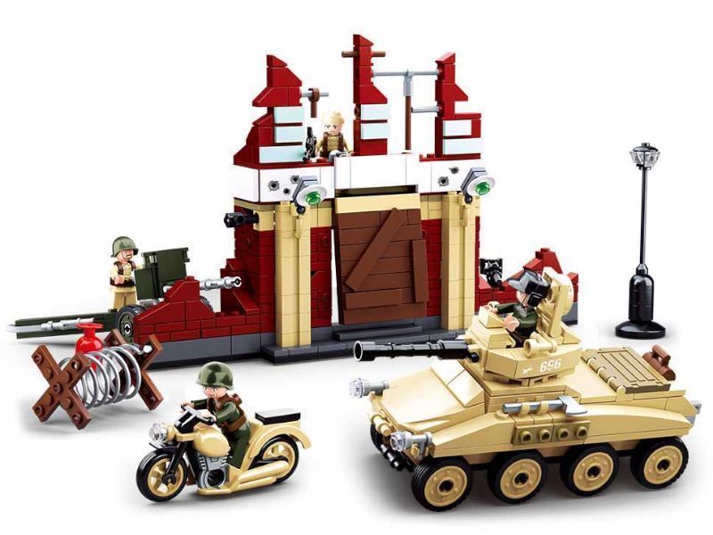 Klocki Transporter Czołg PUMA+ Bunkier