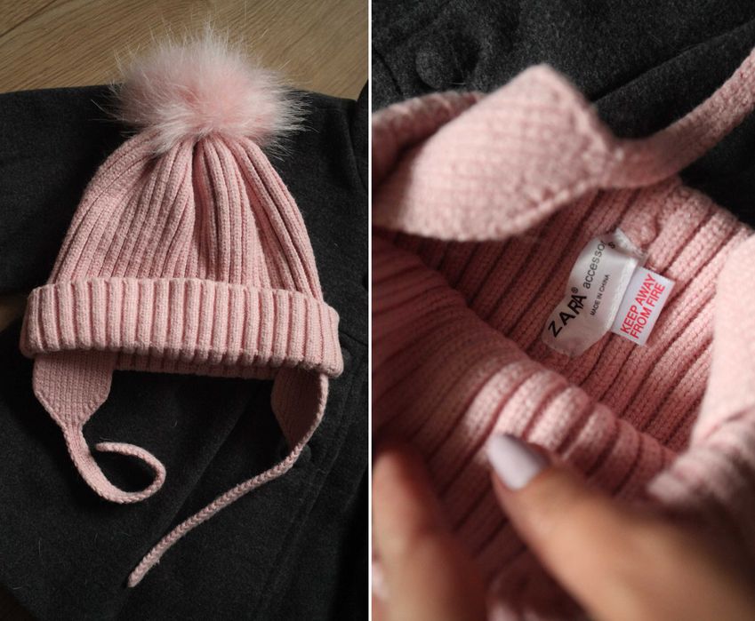 Elegancki jesienny płaszczyk H&M dla dziecka 6-9 miesięcy