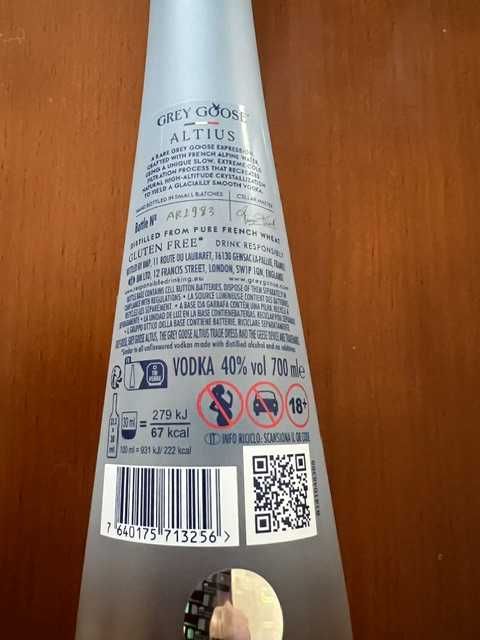 Grey Goose Altius 70cl
