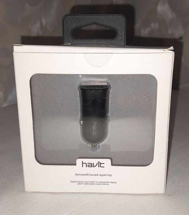 Автомобільний адаптер 2.1А на 2 USB Автомобильный адаптер