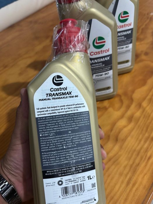 Óleo Caixa Velocidades Castrol Transmax Manual Transaxle 75W-90 (1L) NOVO