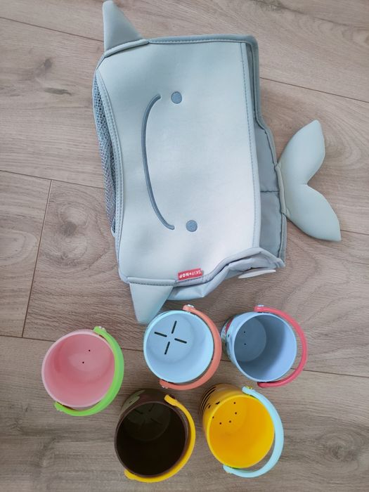 Organizer narożny Wieloryb Moby Skip hop + wiaderka ZOO