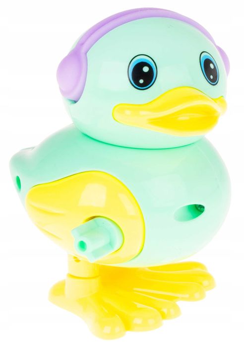 Nakręcany dinozaur, kaczka, kurczak