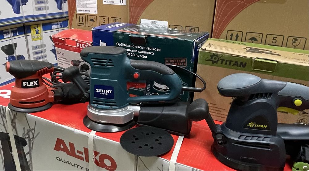 Эксцентриковые орбитальные шлифовальные машины Новое