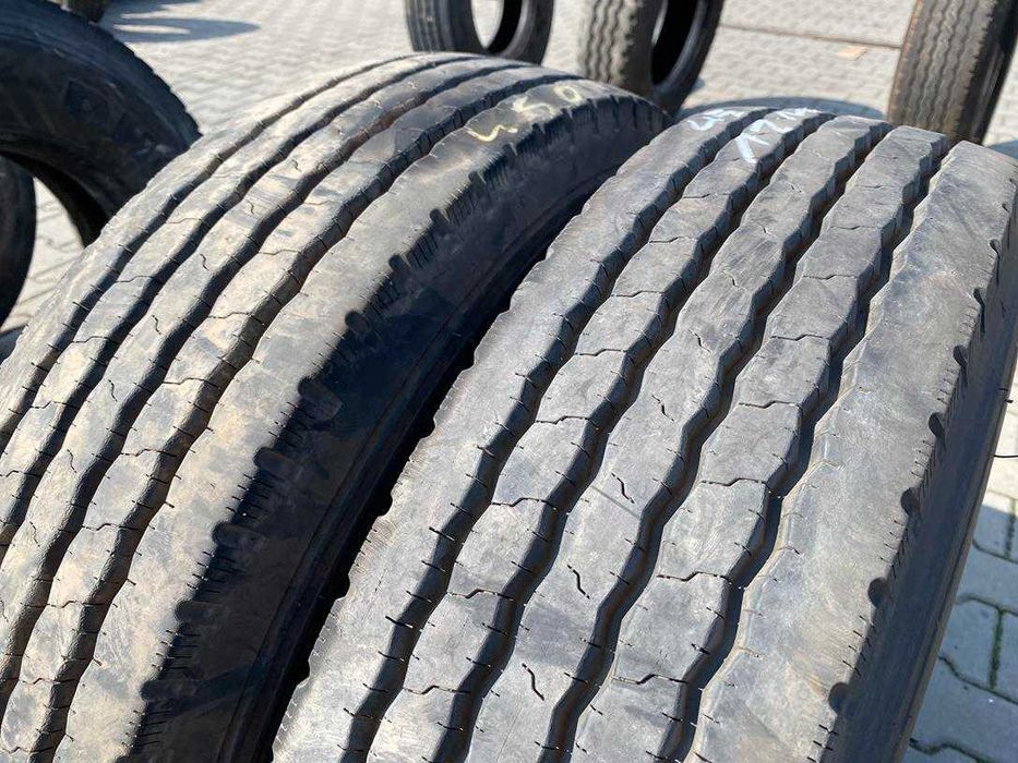 Opony używane prowadzące ciężarowe 9.5R17.5 FALKEN RX117 / 12mm