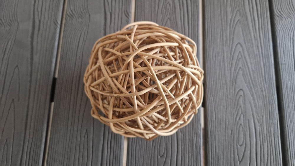 Bola de decoração natural