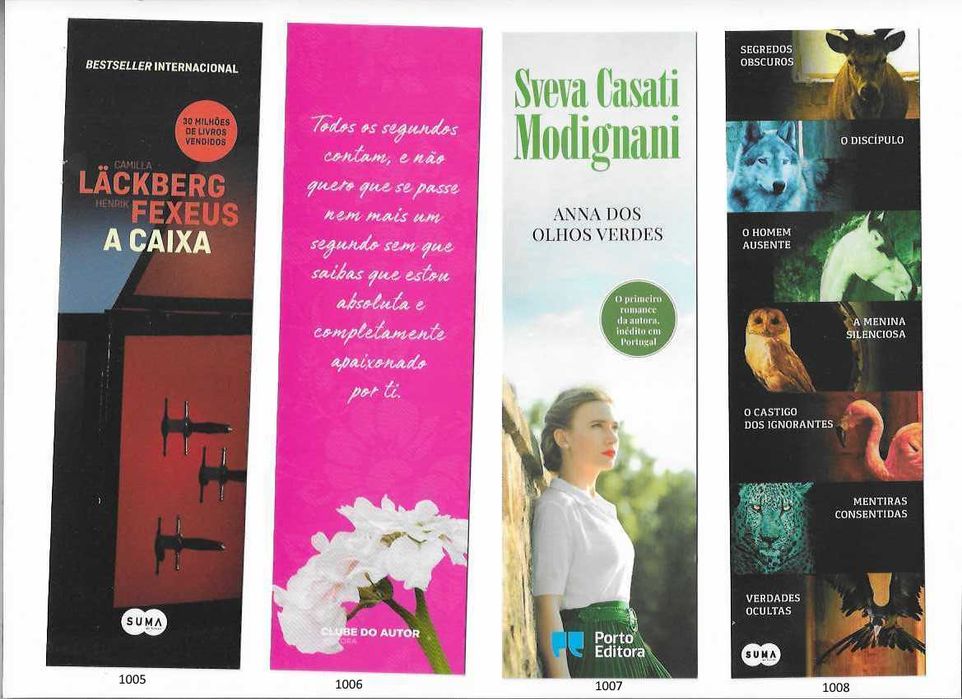 20 marcadores de livros - novos - olx X10932
