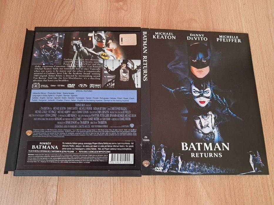 BATMAN / POWRÓT BATMANA 2 x DVD Snapper napisy PL stan dobry