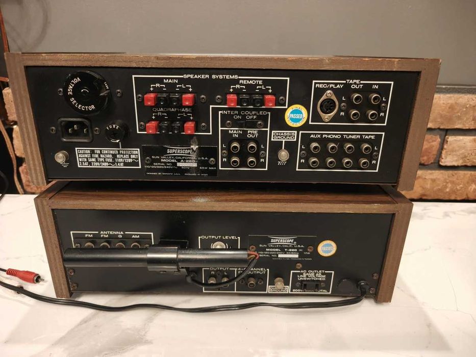 MARANTZ / SUPERSCOPE A-260 T-220 Wzmacniacz + tuner ! Unikat