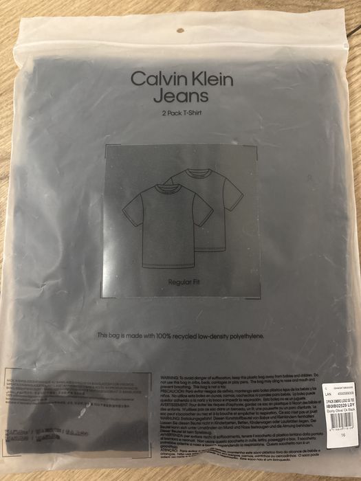 Koszulka Calvin klein 170 cm 2-pak