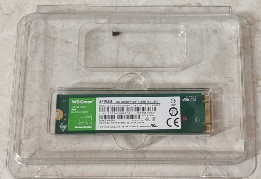 NOWY dysk SSD PC WD Green 240GB M.2 2280 SATA III