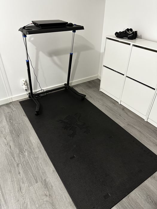 Tapete de treino p/ bicicleta