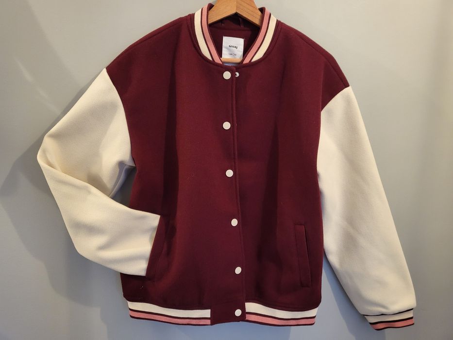 Kurtka M bluza baseball bejsbolówka 150-164 cm Sinsay nowa