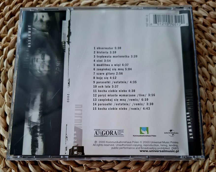 CD Rezerwat "The Best of" 1 wydanie 2000 igła