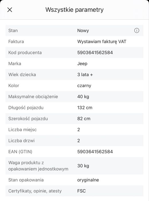 Auto na akumulator 4x4 stan bardzo dobry