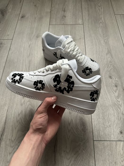 Кастомні кросівки Nike Air Force 1 Low Denim Tears