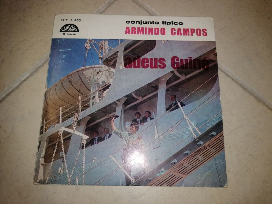 Disco EP Vinil Adeus Guiné Guerra Colonial Ultramar