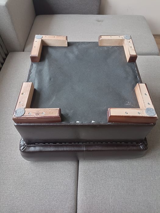 Pufa pufy  brązowe 2 szt