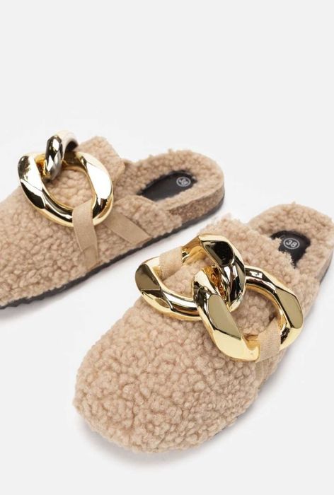 Klapki beige Fiphine